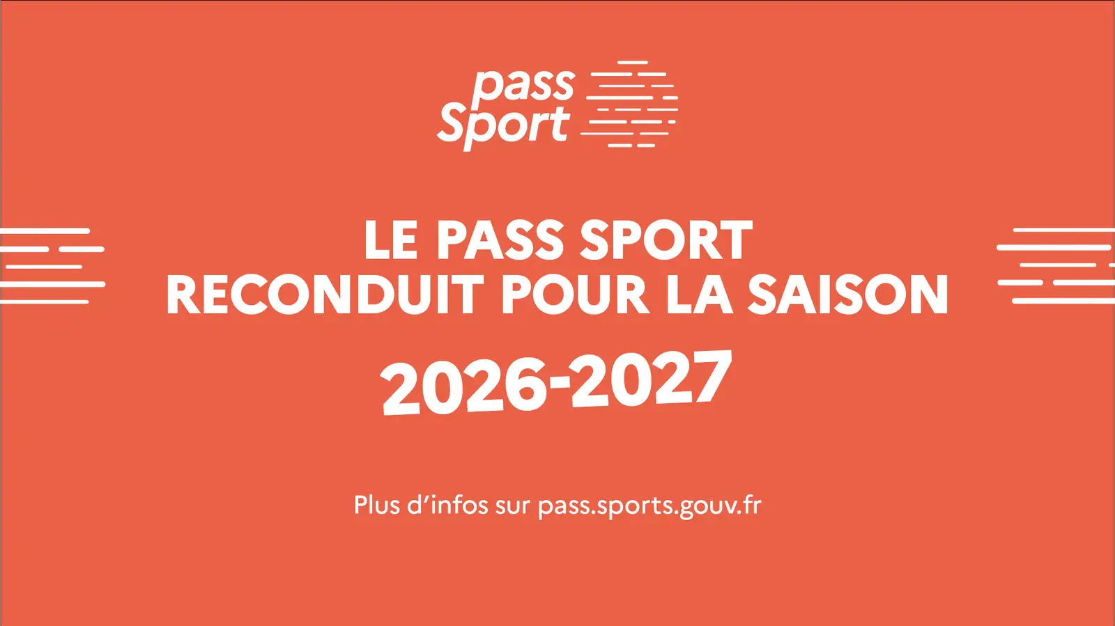 Pass Sport : Le retour en 2026 !
